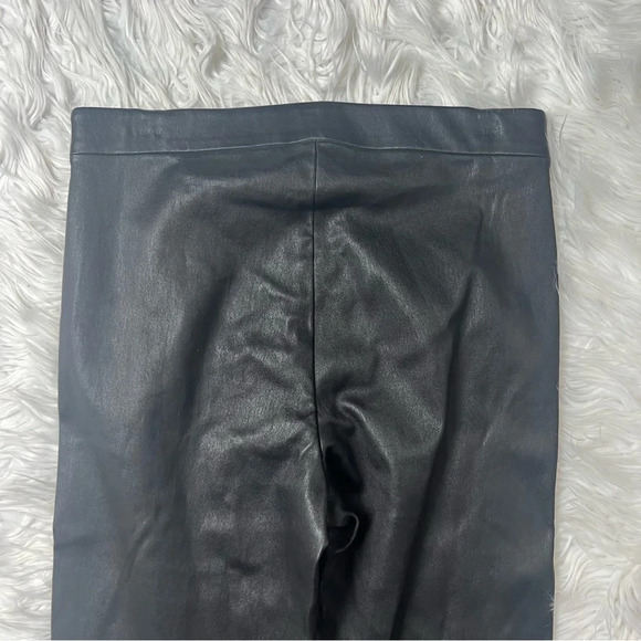 NWOT Theory Adbelle L2 Bristol Leather Leggings Black Luxury Designer Women’s 6 - Picture 12 of 12